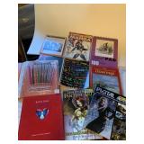 DRAWING BOOKS, COLORED PENCILS