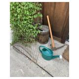 WOOD BARREL AND PICK NICE FOR DECORATION