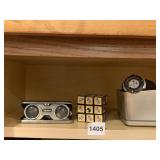 STEELERS TASCO BINOCULARS, GAME RUBIX CUBE,