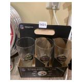 STEELERS SUPERBOWL XL 2006 SET OF PILSNERS IN