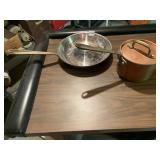 COP*R*CHEF - COPPER AND BRASS HANDLE SAUCE POT