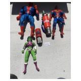 SPIDERMAN AND SHE HULK FIGURE