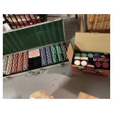 TWO POKER SETS