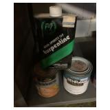 TURPENTINE, SIKKENS, PAINTS, DENATURED ALCOHOL,
