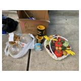 FRUIT BASKET FAUX FRUIT, DIE TO DRINK FOR GLASSES