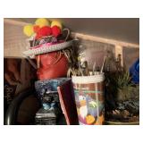 HEAD, PAINT BRUSHES, PENCIL HOLDER