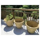 3 COMPOSITION PLANTERS