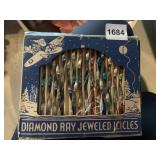 DIAMOND JEWELED ICICLES IN BOX