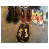 CONVERSE RAINBOW PRIDE TENNIS SHOES SZ. 10, VANS