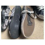 2 PAIRS OF COACH LADIES LACE UP CASUAL SHOES, SZ