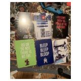 SIGNS STAR WARS, ETC.