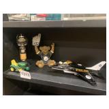 1999 DIECAST STEELER AIRPLANE, JOHN DEERE PLASTIC