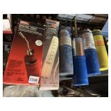 PROPANE TORCH, PLUG BAR, TANKS