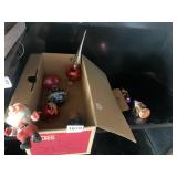 VINTAGE SANTA ORNAMENT AND OTHERS