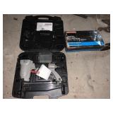 PORTER CABLE AIR NAILER AND STAPLES FULL BOX