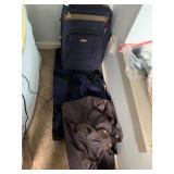 ROLLING SUITCASE AND TRAVEL BAG.