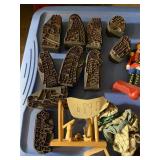 HOLIDAY CUTOUTS METAL, GERMAN FIGURE