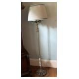 FLOOR LAMP ANTIQUE 3 ARM AND CENTER MARBLE CENTER