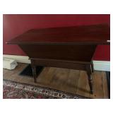 ANTIQUE DOUGH TABLE 28H42W20D LIFT OFF TRAY