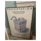 PRESERVATION FRAMED POSTER