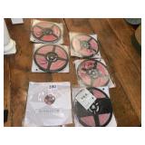 DOUBLE SIDED ROLLS OF TAPE 6 REELS PROBS. 25FT