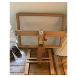 OAK NEEDLEPOINT THE QUILTING EASEL ADJUSTABLE