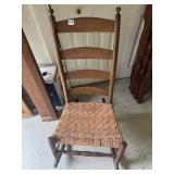 ROCKING CHAIR CANE SEAT COULD USE SOME LOVE