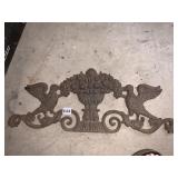 CAST IRON BIRDS WITH URN