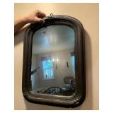 VINTAGE MIRROR BLACK FINISH 16X22