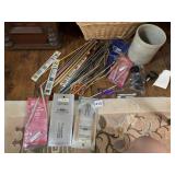 KNITTING NEEDLES GALORE MANY NEW IN PACK IN GRAY