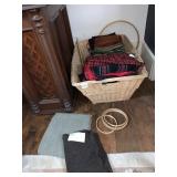 WICKER BASKET WITH QUALITY FABRIC