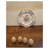 DRESDEN SPRAYS ENGLAND {HAMMERSLEY} AND WOOD EGGS