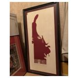 SAINT NICHOLAS FRAMED PRINT 39X21