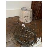 LAMP SHADE AND LAMPSHADE MAKING FRAMES