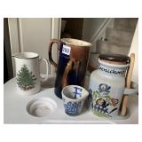 VINTAGE MULIT COLOR CRACK ON BASE NITCHNOS JAR