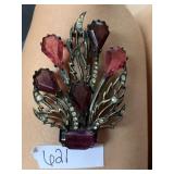 EISEN HAUER STERLING HAT PIN LARGE STONES