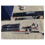 TRI FOLD CARBON CORK TREKKING POLE