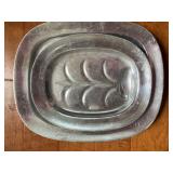 PEWTER WILTON MEAT PLATTER2 TOTAL PEWTER