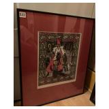 ST NICHOLAS BRIGHT COLORED FRAMED PRINT 67/71 BY