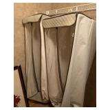 2 CLOSET HANGERS FOR STORAGE