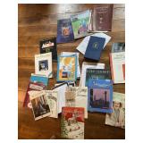 CAROL SMITH SHEET MUSIC AND OTHER IN WOOD BASKET