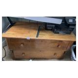 TWO DRAWER ANTIQUE DRESSER