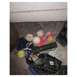 BASEBALL GLOVES, BASEBALLS ETC.