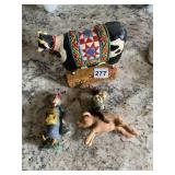 JIM SHORE COW Dï¿½COR ACCENTS BETHANY LOVE ROOSTER