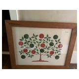 TREE PICTURE IN FRAME 32X26