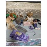 AMERICAN GIRL DOLL SURFBOARD AND DOG + STUFFED