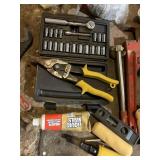 TOOL BUCKET W/ RATCHET SCREWDRIVER