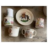 LENOX CHINA BEARS, BUNNYKINS DISHES