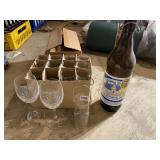 CRYSTAL WINE GLASSES, BUD STARTERS, ETC.