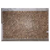 18.5X30 SHOWER MAT WOOD